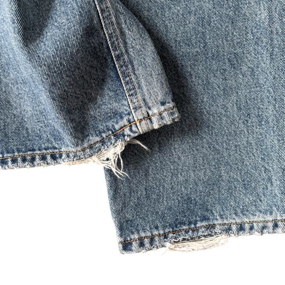 AGOLDE Mia Mid Rise Straight Jean Rule Wash Distressed - Picture 5 of 11